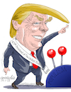 Cartoon: Trump Inauguration. (small) by Cartoonarcadio tagged trump,inauguration,president,usa,republicans,populism