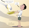 Cartoon: TWO YEARS OF WAR AND HUNGER. (small) by Cartoonarcadio tagged kids,gaza,hunger,middle,east