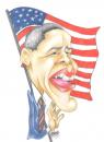 Cartoon: Obama (small) by rube tagged black president usa