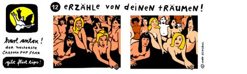 Cartoon: Karl-Anton FlirtTIPS12 (medium) by udoschoebel tagged flirttips,cartoon,popstar,udo,schöbel