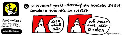 Cartoon: Karl-Anton FlirtTIPS6 (medium) by udoschoebel tagged flirttips,cartoon,popstar,udo,schöbel