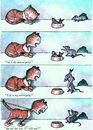 Cartoon: Sovereign (small) by Lv Guo-hong tagged cats,rats,fish