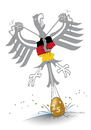 Cartoon: Deutsches Gelege (small) by toonwolf tagged einheit,deutschland,25,jahre,jubiläum,politik,unity,germany,anniversary,years,politics