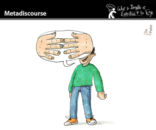 Cartoon: Metadiscourse (medium) by PETRE tagged rede,metadiscourse,discourse