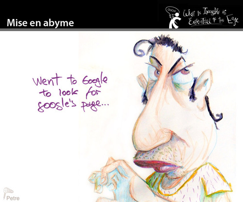 Cartoon: Mise en Abyme (medium) by PETRE tagged searching,google
