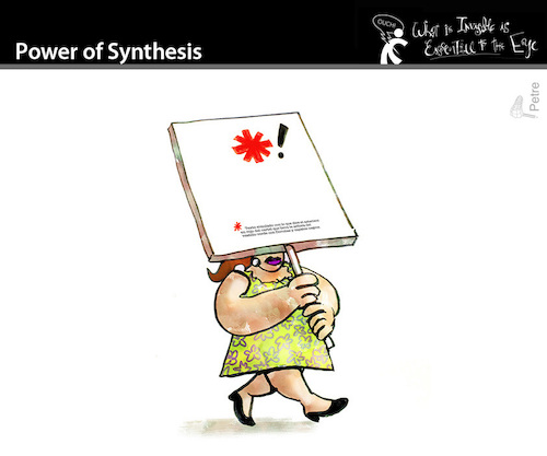 Cartoon: Power of Synthesis (medium) by PETRE tagged synthesis,power,manifestation,expression