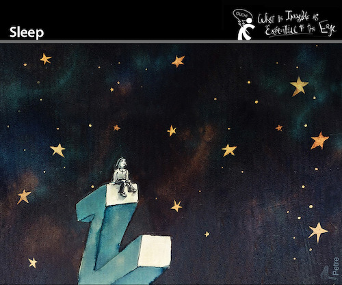 Cartoon: Sleep (medium) by PETRE tagged sleep,dream,traum,schlaf