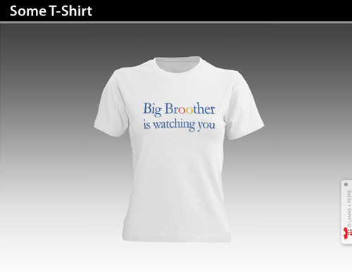 Cartoon: SOME T-SHIRT (medium) by PETRE tagged internet,google,big,brother