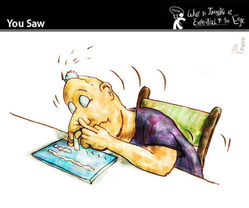 Cartoon: You Saw (medium) by PETRE tagged cocaine,addictions,drugs