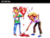 Cartoon: All Off Me (small) by PETRE tagged love,couples,fights