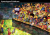 Cartoon: Apocalypse Publicum (small) by PETRE tagged public show grand stand arts media