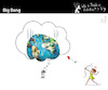 Cartoon: Big Bang (small) by PETRE tagged bigbang love depression world welt liebe