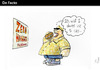 Cartoon: De Facto (small) by PETRE tagged zero,hunger,contradiction