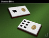 Cartoon: Domino Effect (small) by PETRE tagged finan
