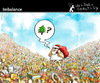 Cartoon: Imbalance (small) by PETRE tagged christmas,santa,gifts,pollution