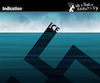 Cartoon: INDICATION (small) by PETRE tagged ice immigration einwanderung