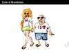 Cartoon: Love is blindness (small) by PETRE tagged prostitution,sex