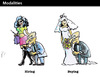 Cartoon: Modalities (small) by PETRE tagged bride,sex,money,marriage