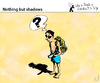 Cartoon: Nothing but shadows (small) by PETRE tagged beach,summer