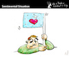 Cartoon: Sentimental Situation (small) by PETRE tagged love,liebe,feelings,gefühle