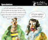 Cartoon: Speculations (small) by PETRE tagged speculations,reflections,mirror