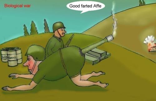 Cartoon: Biological war (medium) by Hezz tagged biokrig