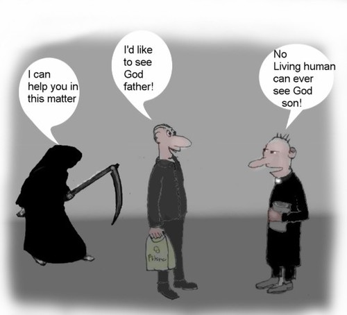 Cartoon: Helpfulness! (medium) by Hezz tagged religion