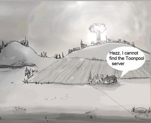 Cartoon: Last chapter (medium) by Hezz tagged big,bang