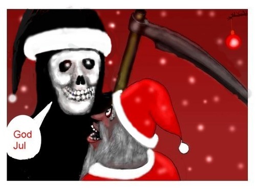 Cartoon: Merry Christmas wish (medium) by Hezz tagged god,jul