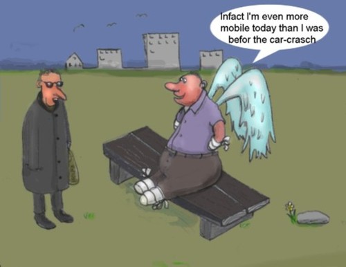 Cartoon: Mobility improvment (medium) by Hezz tagged religion