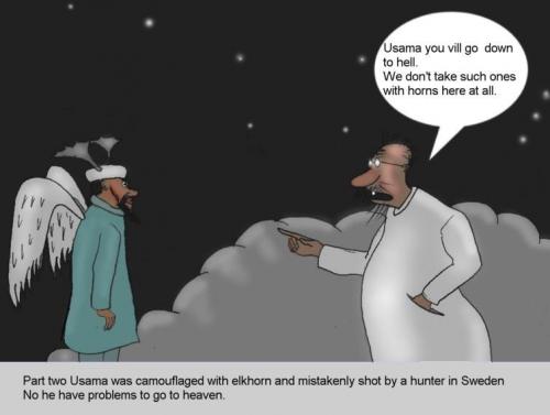 Cartoon: Part two (medium) by Hezz tagged usama,elkhorn