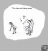 Cartoon: oops (small) by Hezz tagged accident,musik