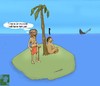 Cartoon: Patient Granny (small) by Hezz tagged desert,island