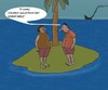 Cartoon: Prolonged vacation. (small) by Hezz tagged island vacation