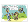 Cartoon: Der will nur spielen.. (small) by ALEXander tagged hunde,jogger,sport,spielen,köter,freizeit,karten,sprüche