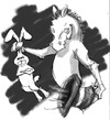 Cartoon: One Trick Pony (small) by ellemrcs tagged one,trick,pony,rabbit,hat,tricks