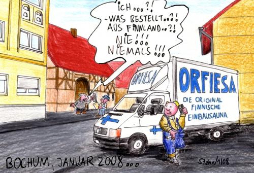 Cartoon: Boykott (medium) by Matthias Stehr tagged bochum,nokia