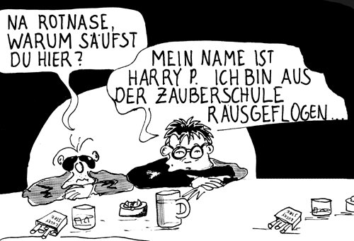 Cartoon: Harry P. (medium) by Matthias Stehr tagged harry,potter