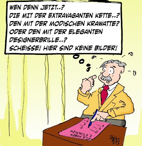 Cartoon: Wahl 2013 (medium) by Matthias Stehr tagged wähler,politik,wahl,2013,bundestagswahl