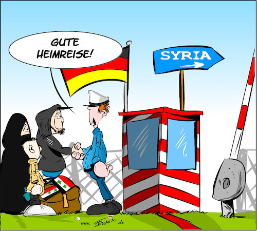 Cartoon: Assad gestuerzt Gute Heimreise (medium) by Trumix tagged syrien,assad,rebellen,fluechtlinge,asylgrund,entsapnnung,ruhe,diktator,entmachtet,trumix,trumixcomix,cartoons,syrien,assad,rebellen,fluechtlinge,asylgrund,entsapnnung,ruhe,diktator,entmachtet