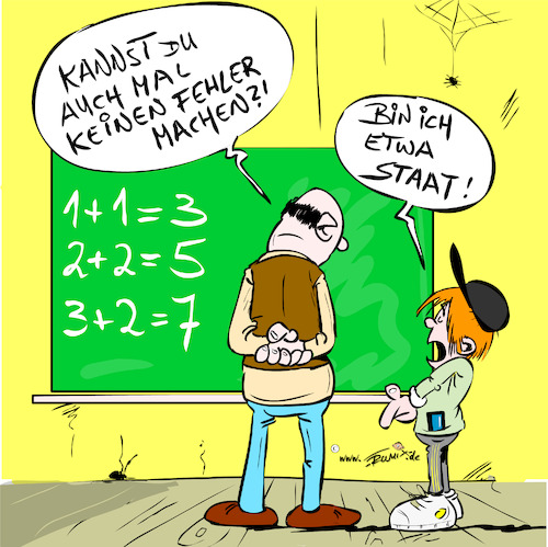 Cartoon: Der Staat macht keine Fehler (medium) by Trumix tagged fehler,staat,habeck,idioten,fehler,staat,habeck,idioten