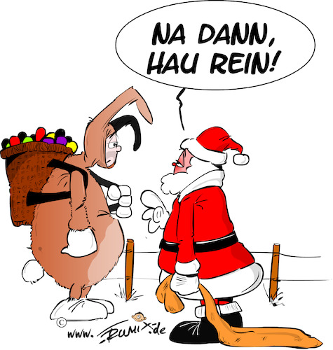 Cartoon: Uebergabe ... (medium) by Trumix tagged weihnachten,ostern,konsum,kaufen,kaufenkaufenkaufen,cartoon,caartoons,weihnachtsmann,osterhase,2024,neuesjahr,weihnachten,ostern,konsum,kaufen,kaufenkaufenkaufen,cartoon,caartoons,weihnachtsmann,osterhase,2024,neuesjahr