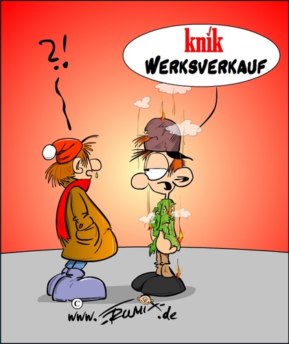 Cartoon: Werkverkauf (medium) by Trumix tagged china,kik,pakistan,textil,discounter,trummix,unglücksfabrik