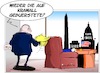 Cartoon: Auf Krawall gebürstet ... (small) by Trumix tagged hulk,trump,washington,präsident,usa,amerika,chaos,donald