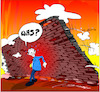 Cartoon: Die Brandmauer wankt (small) by Trumix tagged jungeunion,junge,union,cdu,spd,brandmauer,bundesregierung