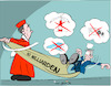 Cartoon: Finanzierungslücke (small) by Trumix tagged bundesverfassungsgericht,doppelwumms,habeck,scholz,ampelregierung,60milliarden,sondervermögen,nachtragshaushalt