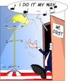 Cartoon: I do it may way (small) by Trumix tagged trump washington präsident usa amerika chaos donald unberechenbar president eigensinnig