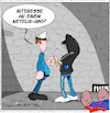 Cartoon: Messer fuer Netflixabo (small) by Trumix tagged messer,netflix,abo,abgabe,butterflymesser,jahresabo