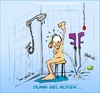 Cartoon: Neues aus der Klinik II (small) by Trumix tagged klinik,zuzahlung,krankenhaus,kosten,reha,hüfte,krücken