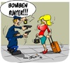 Cartoon: Neulich im Flughafen (small) by Trumix tagged fluggesellschaften,nackscanner,trummix,airlines,sicherheitsmassnahmen,sicherheit,flugzeug,bombe,sprengstoff